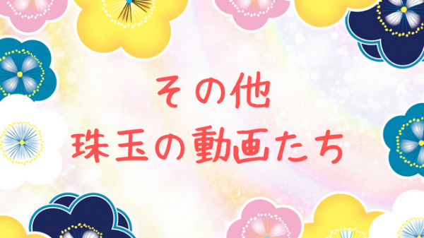 その他・珠玉の動画たち